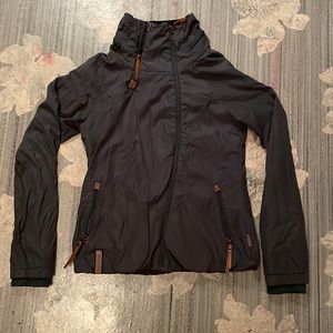 Naketano green zip coat Womens Medium